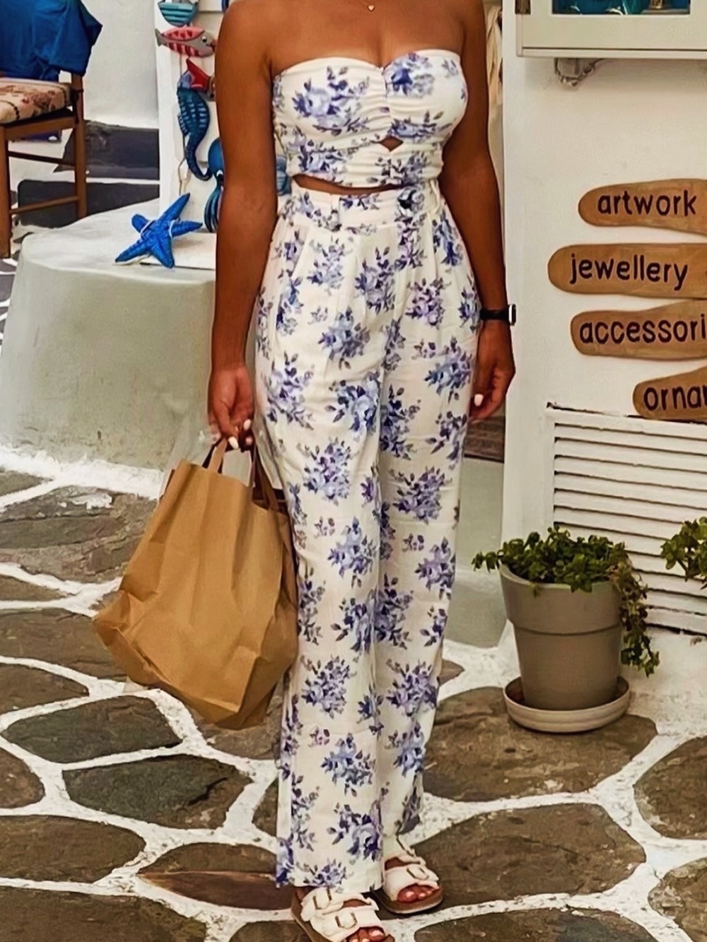 Blue Floral Set - Picture 7 of 8